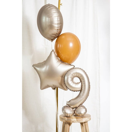 Ster Helium Ballon Goud Leeg 45cm - Partywinkel - 8714572106047