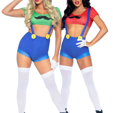 Super Mario Pak Dames Gamer Leg Avenue - Partywinkel - 714718557595