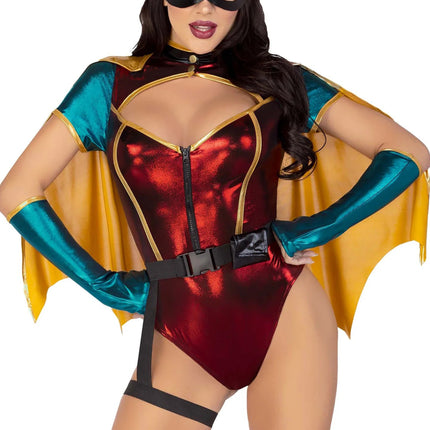 Super Woman Pak Dames Bodysuit Leg Avenue - Partywinkel - 714718567587