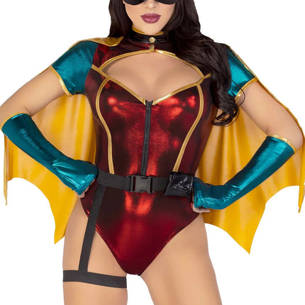 Super Woman Pak Dames Bodysuit Leg Avenue - Partywinkel - 714718567587