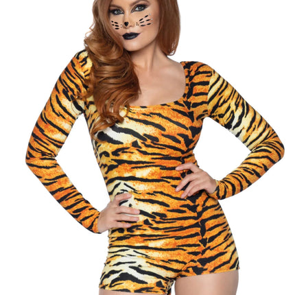 Tijger Kostuum Dames Bodysuit Leg Avenue - Partywinkel - 714718550152