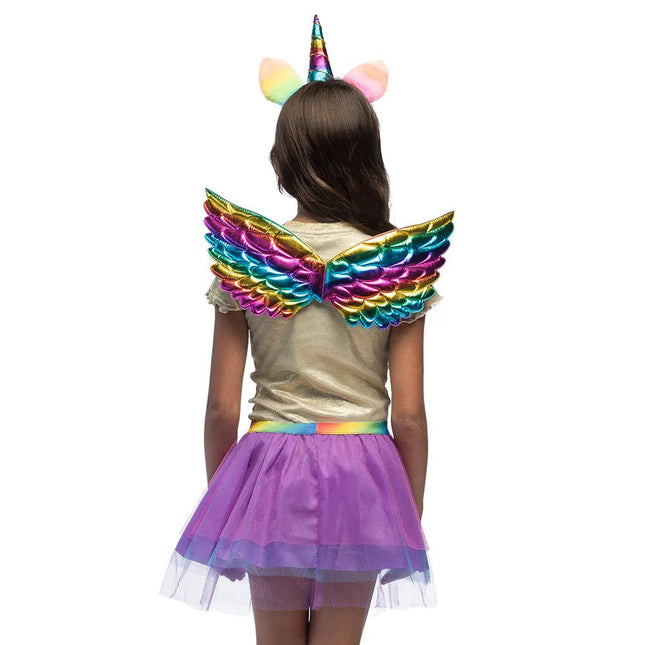 Unicorn Accessoireset Regenboog 3 delig - Partywinkel - 8712026528889