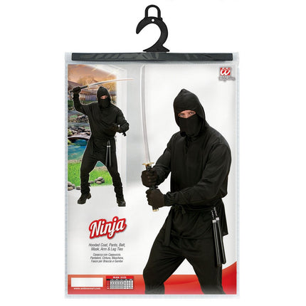 Ninja Zwart Kostuum