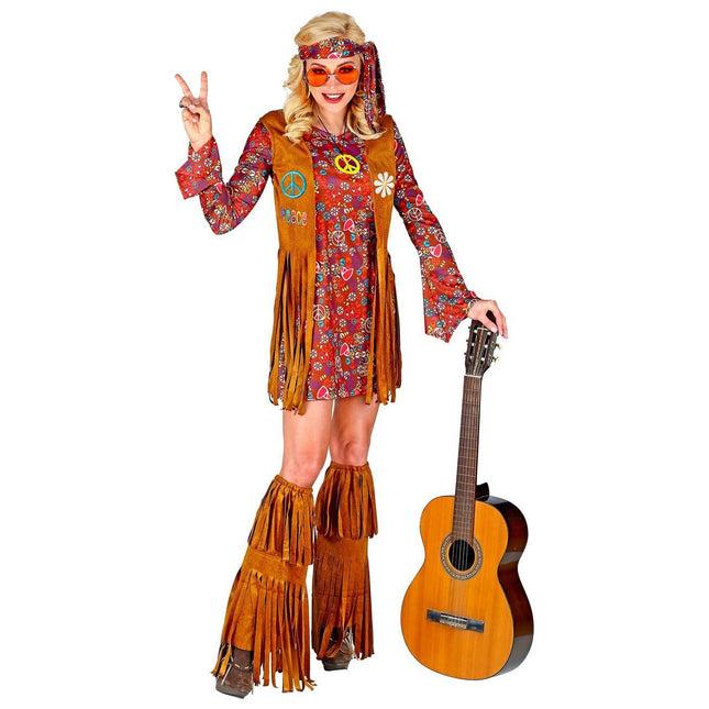 Hippie Dame Kostuum