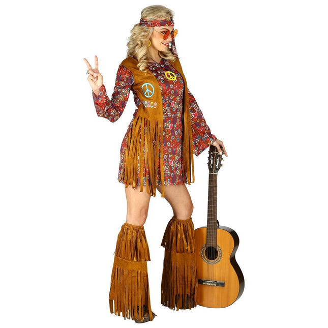 Hippie Dame Kostuum