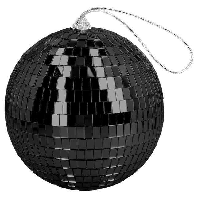 Zwarte Discobal 15cm - Partywinkel - 8712026007766