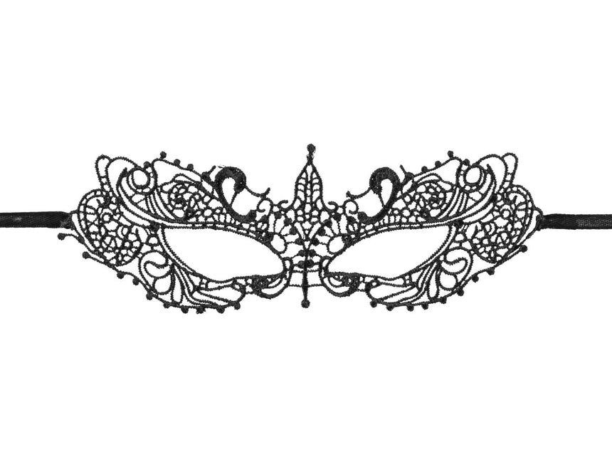 Zwarte Oogmasker Lace - Partywinkel - 5904555065598