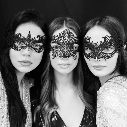 Zwarte Oogmasker Lace - Partywinkel - 5904555065598